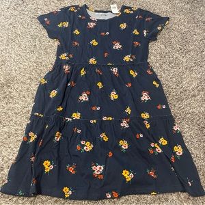 Old Navy Short-Sleeve Tiered Printed Swing Dress